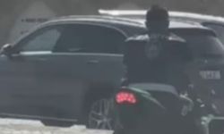 Koruyucu başlık takmayan motosiklet sürücüsü aleyhinde yasal işlem başlatıldı