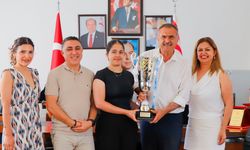 Avrupa Bilardo Şampiyonu Ghaffari Uluçay’ı ziyaret etti