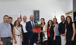 Çavuşoğlu, Yön-Der ve beraberindeki okul yöneticileri kabul etti