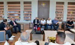 Cumhurbaşkanı Tatar, Lefke Türk Spor Kulübü yönetimini kabul etti