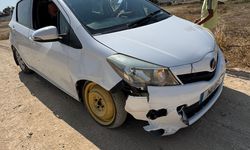 Yılmazköy-Çamlıbel ana yolunda kaza...1 yaralı
