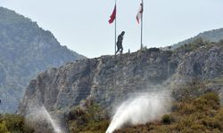 Ciklos’taki yangında 8 dönüm makilik alan yandı, soğutma çalışmaları sürüyor