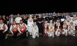 Cumhurbaşkanı Ersin Tatar’ın eşi Sibel Tatar, 1. Uluslararası Lefke Folklor Dans Festivali’ne katıldı