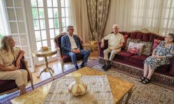 Erhürman, Üçüncü Cumhurbaşkanı Eroğlu’nu ziyaret etti