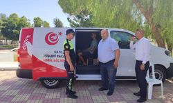 İçişleri Bakanlığı Göç Yönetimi Merkezi’ne bağlı mobil denetim aracı İskele bölgesinde denetim yaptı