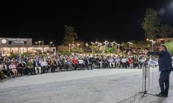CTP Genel Başkanı ve Cumhurbaşkanı adayı Tufan Erhürman, Akdoğan halkıyla bir araya geldi