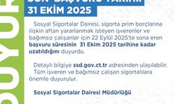 Sigorta affı başvuru süresi 31 Ekim'e kadar uzatıldı