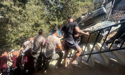 St. Hilarion bölgesinde araçla uçuruma düşen sürücü kurtarıldı