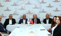 Cumhurbaşkanı ve bağımsız cumhurbaşkanı adayı Tatar, ADASEN'i ziyaret etti