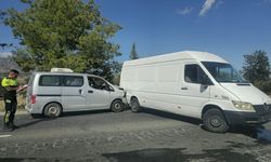 Ercan-İskele ana yolunda zincirleme trafik kazası...