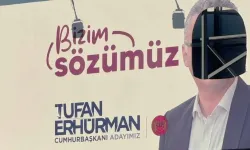 Erhürman'ın seçim afişine çirkin saldırı!