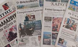 Fileleftheros gazetesi 'İlk Sınav Kıbrıs Sorunuyla İlgili Genişletilmiş Görüşme'