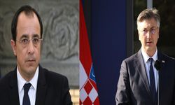 Hristodulidis Hırvatistan'da Başbakan Plenkovic'le bir araya geldi