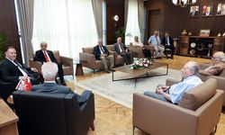 Öztürkler, TMT Mücahitler Derneği heyetini kabul etti