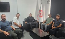Tel-Sen yetkilileri Kamu-İş'i ziyaret etti
