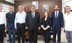 Berova, KKTC Alevi Kültür Merkezi Derneği heyetini kabul etti