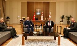 Erhürman, TC Milli Savunma Bakanlığı temsilcisini kabul etti