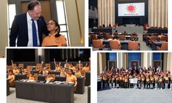 Güzelyurt Kurtuluş İlkokulu öğrencileri Meclis'te çocuk haklarına dikkat çekti: