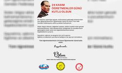 Kıbrıs Türk Halk Dansları Federasyonu'ndan 24 Kasım Öğretmenler Günü mesajı...