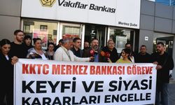 KTAMS, Vakıflar Bankası önünde basın açıklaması yaptı: 'Bankacılık Yasası'na uygun mevzuat çıkarılmalı'