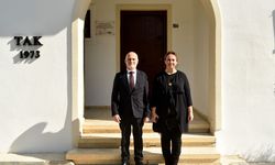 TİKA Lefkoşa Koordinatörü Küçükçavuş, TAK Müdürü Gürdallı'ya veda ziyareti gerçekleştirdi