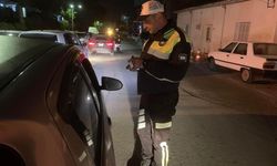 Trafik denetimlerinde 13 alkollü sürücü rapor edildi
