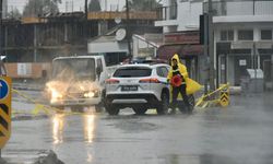 Hastane Çemberi-Ortaköy Trafik Işıkları arası çift yönlü olarak yeniden trafiğe kapatıldı