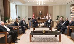 Cumhurbaşkanı Erhürman, YÖDAK heyetini kabul etti