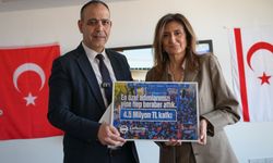 Kahve Dünyası Lefkoşa Maratonu geliri, Engelsiz Yaşamı Destekleme Derneği'ne teslim edildi