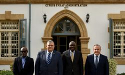 BMGS Kıbrıs Özel Temsilcisi Diagne, Kıbrıs Vakıflar İdaresi'ni ziyaret etti