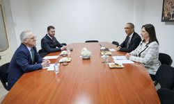 İncirli, İngiliz Yüksek Komiseri Tatham ile görüştü