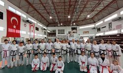 Taekwondoda kara kuşak sınavının ikici gününde Yarışmacılar Tüm hünerlerini gösterdiler