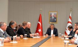 Cumhurbaşkanı Erhürman, Hayvan Üreticileri ve Yetiştiricileri Birliği üyelerini kabul etti