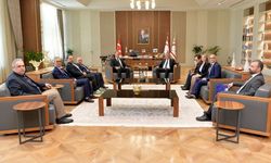 Cumhurbaşkanı Tufan Erhürman, Dış Basın Birliği heyetini kabul etti