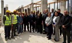 Üstel, Dikmen Sağlık Merkezi inşaatında inceleme yaptı