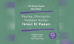 CTP Kadın Örgütü pazar günü Girne'de ikinci el eşya standı açacak