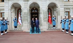 Cumhurbaşkanı Erhürman, TC Cumhurbaşkanı Erdoğan'la görüştü