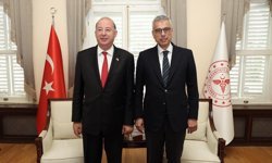 Hakan Dinçyürek, İstanbul'da Türkiye Sağlık Bakanı Memişoğlu ile görüştü