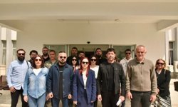 KTOEÖS, Lefkoşa Polis Müdürlüğü önünde basın açıklaması yaptı