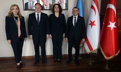 Öztürkler, KKTC Bakü Temsilciliği'ni ziyaret etti