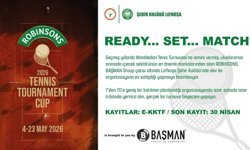 'Robinsons 2026 Tennis Tournament Cup', Lefkoşa Şehir Kulübü'nde yapılacak