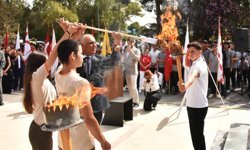 19 Mayıs Atatürk'ü Anma, Gençlik ve Spor Bayramı Haftası Gençlik Meşalesi'nin yakılmasıyla başladı