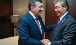 Başbakan Üstel Ankara'da....Üstel, TC Cumhurbaşkanı Yardımcısı Yılmaz ile bir araya geldi