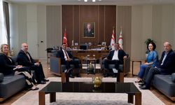 Erhürman, Türk-Yunan Forumu'nun Kıbrıslı Türk üyelerini kabul etti