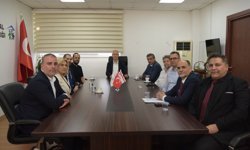 Hasipoğlu, turizm örgütü temsilcileriyle görüştü