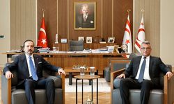 Cumhurbaşkanı Erhürman, AK Parti Genel Başkan Yardımcısı Zorlu'yu kabul etti