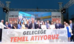 Erhürman, Değirmenlik-Akıncılar Belediyesi'nin yeni hizmet binasının temel atma törenine katıldı