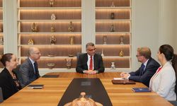 Erhürman, Hagström'ü kabul etti