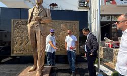 Kırok, Atatürk Büstü ve çevre düzenleme çalışmalarını inceledi