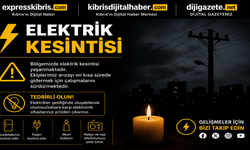 Batıkent ile Gönyeli-Alayköy Ağıllar bölgesinde yarın 6 saatlik elektrik kesintisi: